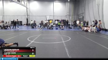 105 lbs Round 3 (6 Team) - Jackson Peeples, Grit Mat Club Red vs Carter Davis, LCWC