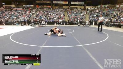 5A-157 lbs 3rd Place Match - Elijah Means, Wichita-Bishop Carrol vs Jace Schartz, Great Bend