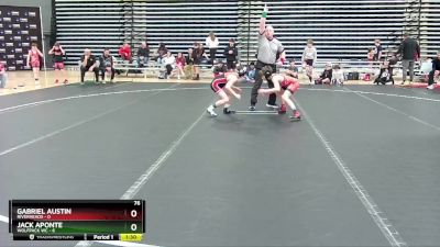 76 lbs Round 1 (10 Team) - Gabriel Austin, Riverheads vs Jack Aponte, Wolfpack WC