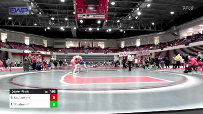 190 lbs Quarterfinal - Brooklynn Latham, Bixby Girls HS vs Tessalynn Goodner, Putnam City