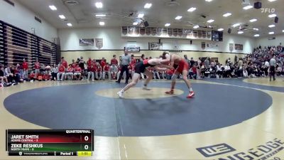 157 lbs Quarters & Wb (16 Team) - Jaret Smith, Adams Central vs Zeke Reshkus, North Miami