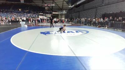 102 lbs Cons. Round 3 - Brody Hanson, Lake Stevens Wrestling Club vs Wyatt Gardner, Enumclaw Yellow Jackets Wrestling Club