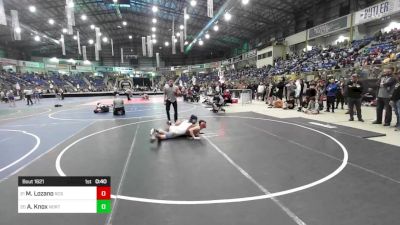 125 lbs Consi Of 8 #1 - Max Lozano, RCS MS Wrestling vs Austin Knox, Northeast Colorado Elite