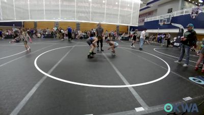 92 lbs Rr Rnd 1 - Rylan Sandoval, Ponca City Wildcat Wrestling vs Carson Sherwan, Lions Wrestling Academy