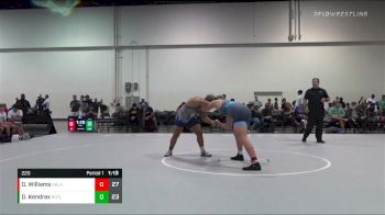 220 lbs Round 1 (6 Team) - Devin Kendrex, Indiana Outlaws vs Oscar Williams, Team Oklahoma