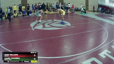 157 lbs Champ. Round 1 - Aden Williams, Legacy vs Daniel Sanabria, Sierra Vista