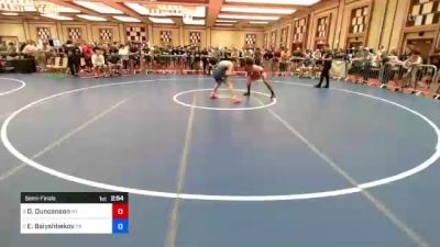 160 lbs Semifinal - Ousmane Duncanson, Ny vs Ernazar Baiyshbekov, Pa