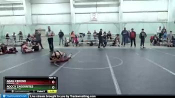 130 lbs Round 1 (8 Team) - Adan Cedeno, Rednose vs Rocco Zagorrites, Ranger WC