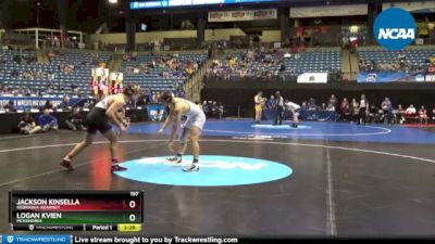 197 lbs 3rd Place Match - Logan Kvien, McKendree vs Jackson Kinsella, Nebraska-Kearney