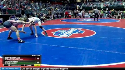 1A-157 lbs 1st Place Match - Cade Parent, St Francis School vs Joey Bertrand, Mt. Pisgah Christian School