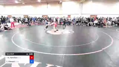 74 kg Cons 16 #1 - Nick Hamilton, Cavalier Wrestling Club vs Cash Stewart, Poynette Panther Youth Wrestling