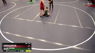 110 lbs Champ. Round 2 - Thomas Eidsmoe, Frontier Wrestling Club vs Blake Steffes, Minnesota