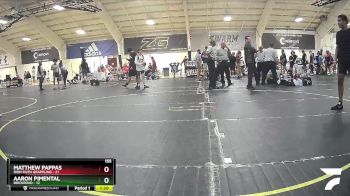 155 lbs Finals (2 Team) - Aaron Pimental, Brickroad vs Matthew Pappas, Iron Faith Grappling