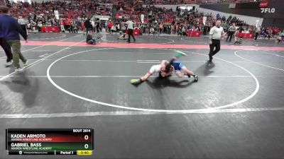 94 lbs Quarterfinal - Kaden Armoto, Askren Wrestling Academy vs Gabriel Bass, Askren Wrestling Academy