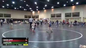 85 lbs Finals (2 Team) - Colter Lenze, Iowa Gold vs Haiden Hise, Alabama Elite