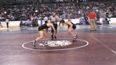 125lbs Frank Cagnina Queen of Peace- vs. Brian Bistis Hunterton Central-