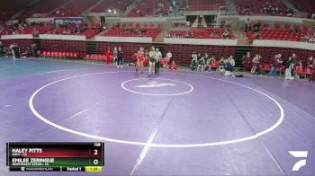 138 lbs 3rd Wb (16 Team) - Haley Pitts, Katy vs Emilee Zeringue, Northwest Eaton