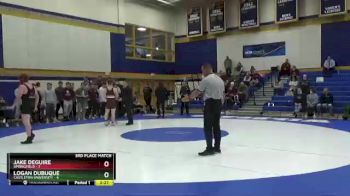 157 lbs Placement (16 Team) - Jake Deguire, Springfield vs Logan Dubuque, Castleton University