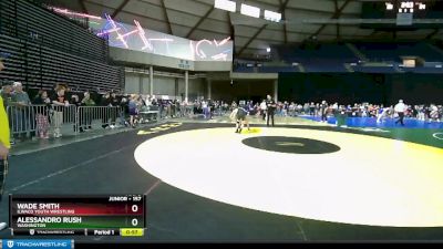 157 lbs Cons. Round 1 - Wade Smith, Ilwaco Youth Wrestling vs Alessandro Rush, Washington