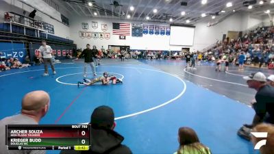 53 lbs Cons. Round 4 - Krieger Budd, Douglas WC vs Archer Souza, High Plains Thunder