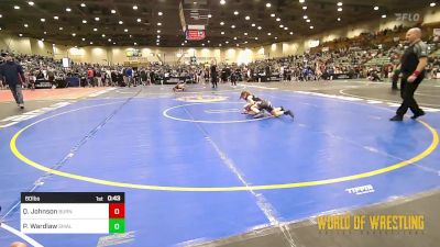 60 lbs Consi Of 4 - Quinn Johnson, Burns Oregon vs Penelope Wardlaw, Small Town Wrestling