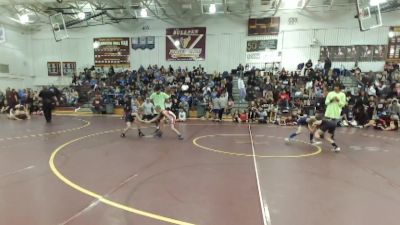 70 lbs Quarterfinal - Mason Smith, Warden Elite Wrestling vs Levi Newton, Liberty Warriors Wrestling Academy