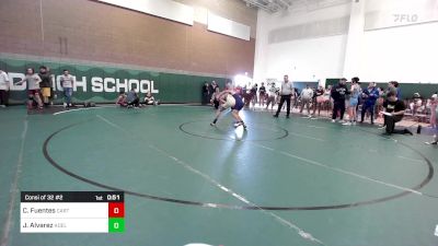 126 lbs Consi Of 32 #2 - Christopher Fuentes, Carter vs Joseph Alvarez, Adelanto