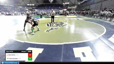 87 lbs Quarterfinal - Rico Hernandez, Federal Way Spartans Wrestling vs Jacob Gambito, Scrap Yard Garage Wrestling