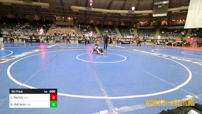 100 lbs 5th Place - Losa Nau Rarick, Westlake vs Kelby Adriano, RHYNO ACADEMY Of WRESTLING