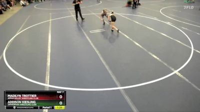 Cons. Semi - Madilyn Trottier, Apple Valley Wrestling Club vs Addison Kiesling, Zimmerman Wrestling Club