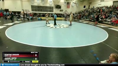 285 lbs Cons. Round 2 - Andre Ortiz, Greeley West vs Dontae Dixson, South