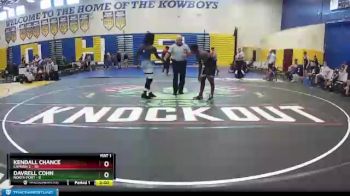 145 lbs Quarters & Wb (16 Team) - Davrell Cohn, North Port vs Kendall Chance, Camden 2