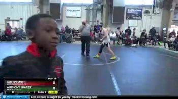 130 lbs Round 4 (8 Team) - Austin Smith, Warhawks Black vs Anthony Juarez, 84 Athletes