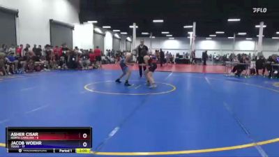 114 lbs Semis & 1st Wrestleback (8 Team) - Asher Cisar, North Carolina vs Jacob Woehr, Texas