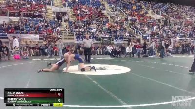 152 lbs Cons. Semi - Emery Noll, Bowman County/Beach vs Cale Ibach, Deslacs-Burlington