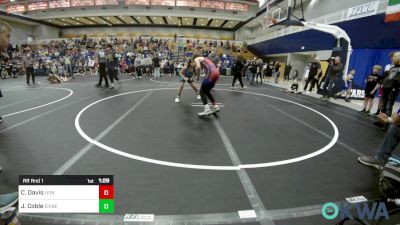 131 lbs Rr Rnd 1 - Corbin Davis, Lions Wrestling Academy vs Jase Coble, Division Bell Wrestling