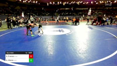 70 lbs Consi Of 16 #2 - Sebastian Franco, Steel Valley Renegades vs Anthony Miano, Hazlet Hawks