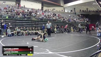 50 lbs Round 1 (6 Team) - Landon Childers, Indiana Gold vs Fletcher Currier, Kansas Anaconda