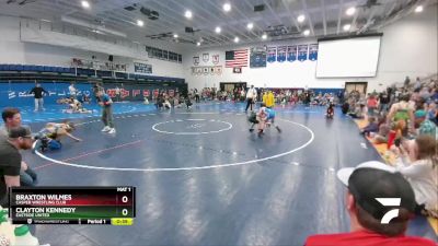 85 lbs Quarterfinal - Braxton Wilmes, Casper Wrestling Club vs Clayton Kennedy, Eastside United