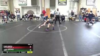 52 lbs Finals (2 Team) - Liam Reeves, POWA vs Cam Smith, PA Alliance Red