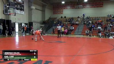 184 lbs Cons. Round 3 - Jeremiah Voliva, Labette Community College vs Kael Lane, Neosho County Community College