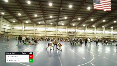 105 lbs Quarterfinal - Makayla Carrick, Elite Wrestling vs Paislee Andersen, Top Of Utah