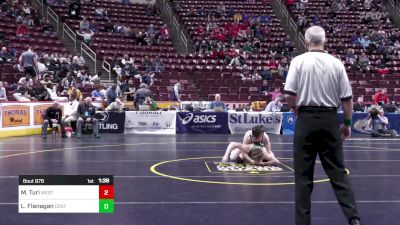 139 lbs Round Of 16 - Michael Turi, West Scranton vs Liam Flanagan, Central Dauphin