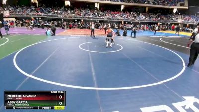 5A 107 lbs Semifinal - Mercede Alvarez, Frisco Liberty vs Abby Garcia, Frisco Independence