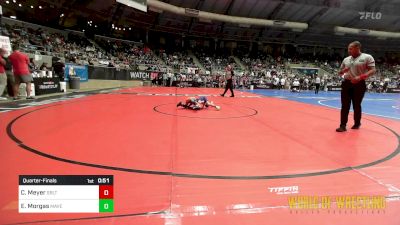 43 lbs Quarterfinal - Colby Meyer, Sebolt Wrestling Academy vs Elias Morgas, Maverick Elite Wrestling