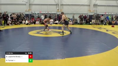 O-155 lbs Quarterfinal - Brennan Laplante Brady, ON vs Hunter Turner, MI