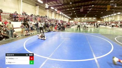 57 lbs Consi Of 4 - Tucker Goodman, Payson Club Wrestling vs Ebrahiem Nargo, Bloomfield YW