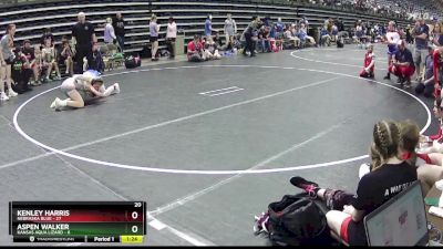 101 lbs Semis & 1st Wrestleback (8 Team) - Kenley Harris, Nebraska Blue vs Aspen Walker, Kansas Aqua Lizard