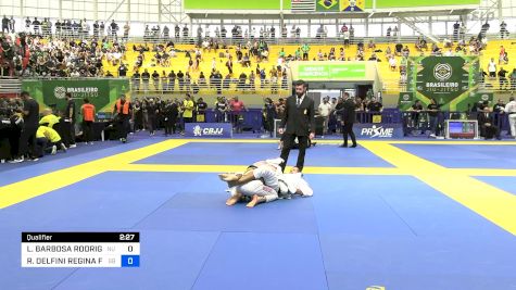 LEONARDO BARBOSA RODRIGUES vs RAFAEL DELFINI REGINA FERRAZ 2024 Brasileiro Jiu-Jitsu IBJJF