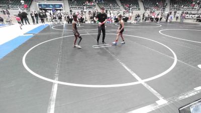 76 lbs Consi Of 4 - Jonathan Kidwell, Team Tulsa Wrestling Club vs Bj Gahagan, Pin-King All Stars